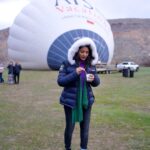 Sharanya Turadi Instagram - My “But coffee first please” moment right before I took my first ever hot air balloon over the beautiful terrains of Cappadoccia ☕ 😆 Thank you, @gtholidays.in, for checking one off my bucket list 😍 Comment if Hot air balloon is on your bucket list too 🙋‍♀️ #dreamsdocometrue ✨️ #travel #turkey #cappadocia #bucketlist #littlethingsinlife #makememories Cappadocia/Turkey