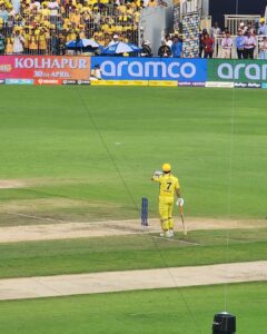 Sharanya Turadi Instagram - First times are always special and this one is super special to me! 
And the reason is THALA DHONI🔥
Watte mass moment it was to witness the man himself walking in with his bat onto the pitch and smash two sixes😍

Watching the match at the stadium with all the roaring at the Anbuden is truly an unrivaled experience 🦁💛

Match thotutom, but Thalaya paatachu, enakithu pothum 🙈😍

#csk #dhoniforever #thaladhoni