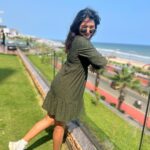 Sharanya Turadi Instagram - First time at Vizag! I see this city is strikingly similar to Chennai . The humid weather, the beach, the people with a warm smile, Except they got camels in the beach 🐪 I’m taking a ride before I leave this city 😝 #vizag #newplaces #travelwithme Vizag City