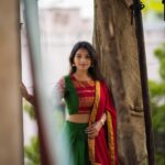 Sharanya Turadi Instagram - Tappas day vazhtukal 🎉 🪔 Wardrobe @tamarachennai