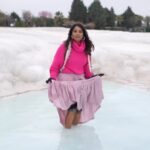 Sharanya Turadi Instagram - Add this to your bucket list ! Thank me later 😍🤌❄️ 📍Pamukkale, Turkey @gtholidays.in #travelturkey #turkey #sharanyaturadi #gtholidays #travelactivities #reels #instagood Turkey, Pamukalle