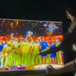 Sharanya Turadi Instagram - Anbu’den’💛🎉 The chance to get to witness this victory after hours n hours of waiting & confusion if the match would happen at all! A roller-coaster ride of emotions for us yellow army la ?🥹 The best part is when Thala announced he's not retiring yet ! 😍