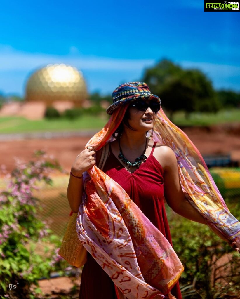 Sharanya Turadi Instagram - 🕊️ Auroville