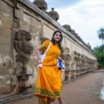 Sharanya Turadi Instagram - இந்நேரம் 🌼💛 Outfit @ivalinmabia Shot by @rahul__sudharshan Kanchipuram, Tamil Nadu