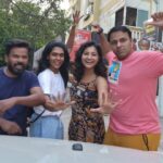 Sharanya Turadi Instagram - Let's take some decent postable pics for Friendship day My friends: 🤦‍♀️ @ganesh_journo @teenuniroshini_official @thillainathan.k