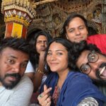 Sharanya Turadi Instagram – Frames of Thanjavur ❤️
1. The colourful darbar of King Sarabhoji
2. The super cute elephant, ‘Mangalam’ from Kumbeshwarar temple, kumbakonam
3. The artistic view of Tanjavur palace
4. The famous filter coffee of Mangalambikai mess
5. My lifeline gang 
6. The brass statue of Shiva and Parvathy from Chola period 
7. The relaxing view of Tanjavuru mannu just before summer rains
8. This beautiful dome standing alone I found at Adikumbeshwarar temple with intricate colours painted inside 
9. Me trying hard not to laugh while my whole gang is standing at the other side of the camera 😝

#kumbakonam #thanjavur #templesofsouthindia #mangalambikamess #thanjavurpalace #summerrains #historyisbeautiful Thanjur