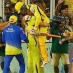 Sharanya Turadi Instagram - Anbu’den’💛🎉 The chance to get to witness this victory after hours n hours of waiting & confusion if the match would happen at all! A roller-coaster ride of emotions for us yellow army la ?🥹 The best part is when Thala announced he's not retiring yet ! 😍