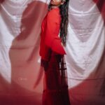 Shaun Romy Instagram - Red Red Red with @revathyjayanbabu 📷 @aravind_krishna_a_k make up @sumesh_makeup_artist