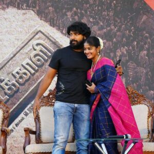 Sheela Rajkumar Instagram - Pettaikaali webseries trailer launch 🙂😍
@kalaiyarasananbu @lovelynchandrasekhar @ahatamil 
.
.
.
.
📸:@jermyphotography 

#sheela #pettaikaalionaha #tamilwebseries❤ #dewalirelease #besmile😊 #lovemyself #staystrong #nevergiveup💪 #happysoul❤️ #ahatamil #dowatchit #givemefeedback #thangapulla😍❤️😍