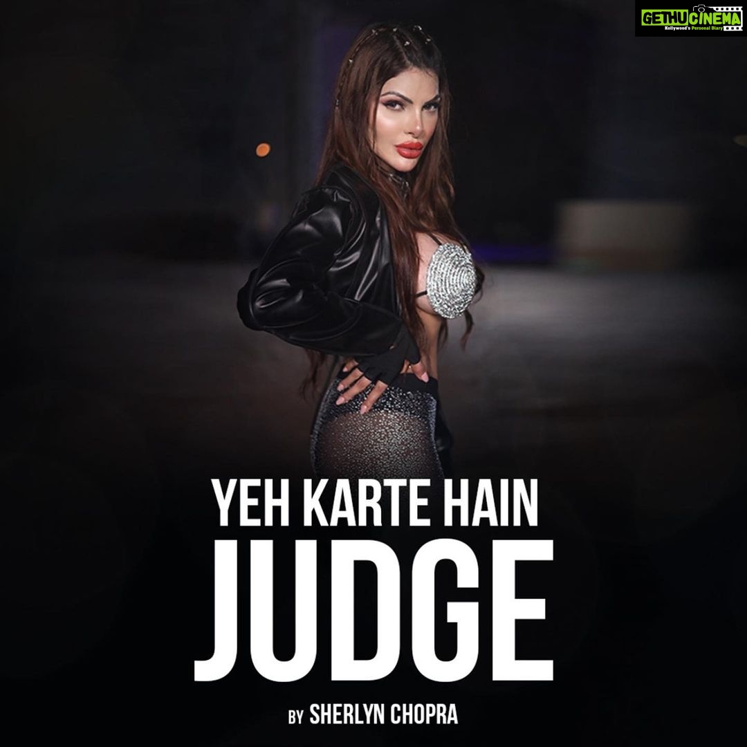 Sherlyn Chopra Instagram - YEH KARTE HAIN JUDGE FULL VIDEO OUT ON youtube/SherlynChopraofficial Link in bio #yehkartehainjudge #sherlynchopra