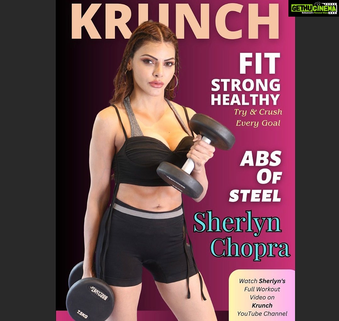 Sherlyn Chopra Instagram - #krunch #fitness #lifestyle 🔥🔥🔥 Cover pic by @alokshirodkar