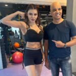 Sherlyn Chopra Instagram - Thanks Alok ji for the fabulous fitness shoot! Can’t wait to see your magic! 🌟