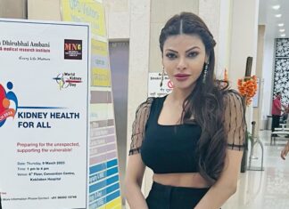 Sherlyn Chopra Instagram - कल कोकिलाबेन अस्पताल पर ‘किडनी हेल्त फ़ॉर ऑल’ कार्यक्रम में मैंने अपनी आपबीती सुनाई.. डॉ. शरद शेठ, हेड ऑफ नेफ्रोलॉजी, कोकिलाबेन की मैं आभारी हूँ जो उन्होंने मेरी किडनी फेलियर को रिवर्स किया। 🙏🏻🙏🏻🙏🏻