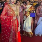 Sherlyn Chopra Instagram - Thanks Sharbani Mukherjee & Samrat Mukherjee for the lovely Sindoor Khela ceremony at your Durga Pooja pandal.. 🔥🔥🔥