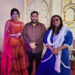 Sherlyn Chopra Instagram - Attended the biggest Navratri pandal of South Mumbai at Dagdi chawl organised by my sister Geeta Arun gawli along with actress Sherlyn Chopra ... @_sherlynchopra_ @geetagawliofficial and Shakib mahimi @shakibahmedsiddiqi #sherlynchopra #hajisaifshaikh Dagdi Chawl