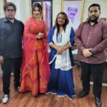 Sherlyn Chopra Instagram - Attended the biggest Navratri pandal of South Mumbai at Dagdi chawl organised by my sister Geeta Arun gawli along with actress Sherlyn Chopra ... @_sherlynchopra_ @geetagawliofficial and Shakib mahimi @shakibahmedsiddiqi #sherlynchopra #hajisaifshaikh Dagdi Chawl
