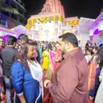 Sherlyn Chopra Instagram - Attended the biggest Navratri pandal of South Mumbai at Dagdi chawl organised by my sister Geeta Arun gawli along with actress Sherlyn Chopra ... @_sherlynchopra_ @geetagawliofficial and Shakib mahimi @shakibahmedsiddiqi #sherlynchopra #hajisaifshaikh Dagdi Chawl