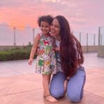Shikha Singh Instagram - My girl ❤️ #babiesofinstagram #baby #babygirl #girl #love #mom #momma #mommy #motherhood #motherdaughter #us #memories #makingmemories #sunset #terrace #insta #instagram #instagood #reels #reel #trending #bekind #beyou #thankyou #godisgood