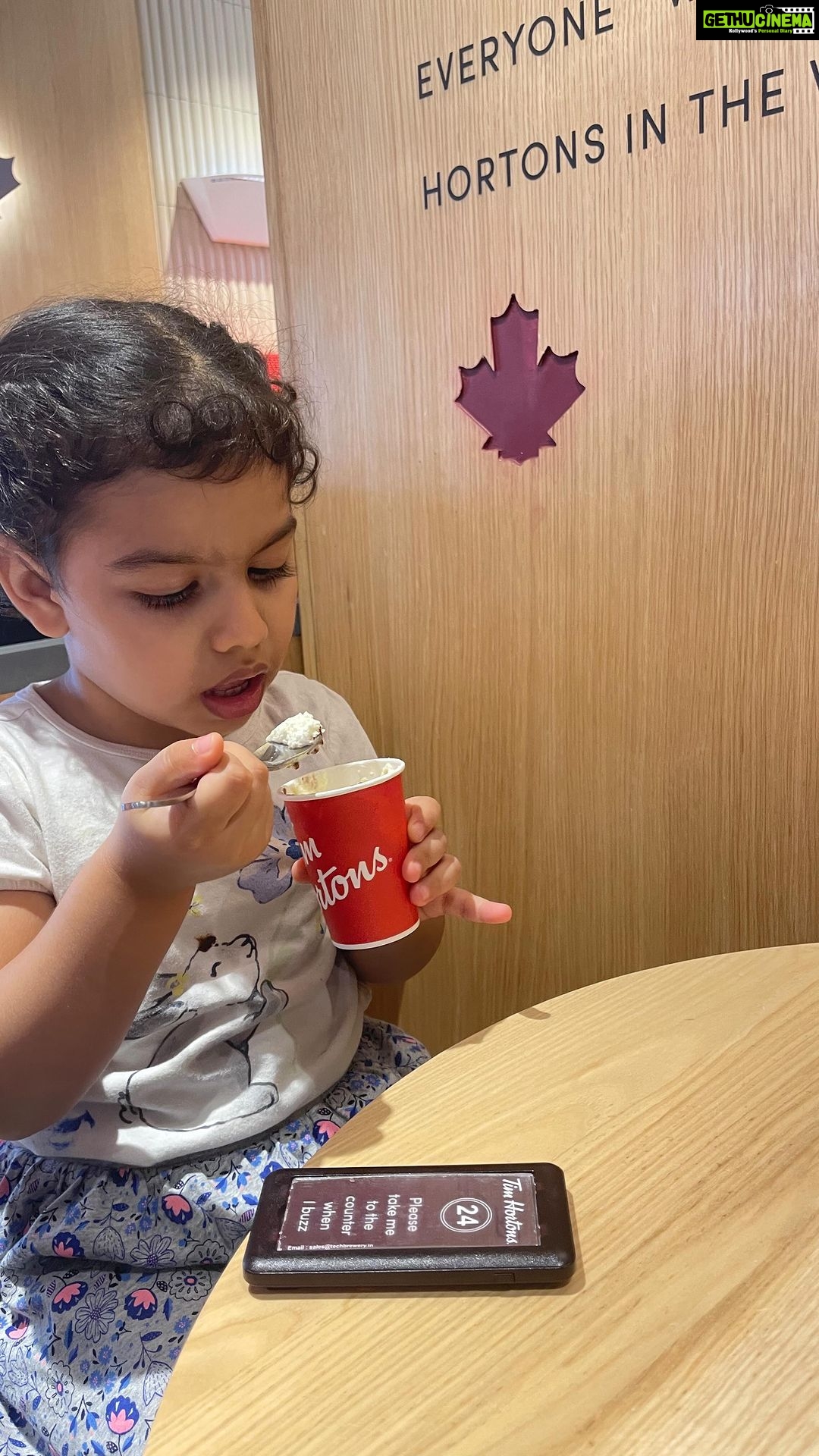 Shikha Singh Instagram - Did someone order cutie pie ?? #mine #my #mylove #mybaby #babiesofinstagram #baby #babygirl #girls #girlsarethebest #blessed #insta #instagram #instagood #reel #reels #reelsvideo #reelsinstagram #love #live #laugh #grateful #timhortons #cute #cutebaby #cuties #dayout