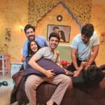 Shiny Doshi Instagram - My boys for life❤️ Mere dev, shiva, krish aur gombi❤️ #pandyastore #lastfewdays Dadasaheb Phalke Chitranagari FILMCITY Goregaon East Mumbai