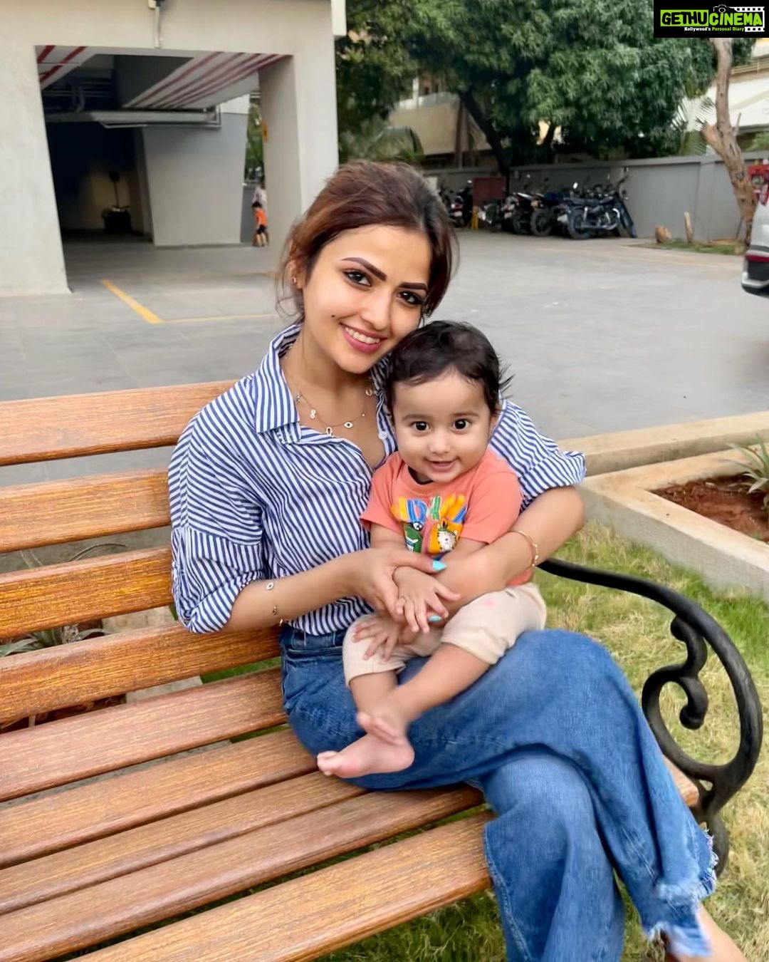 Shirin Kanchwala Instagram - Playtime with JiJi! . . . . . #TheBabyHaider #Baby #BabyBoy #BabyLove #BabyFace #CuteBaby #Kids #BabyFace #BabyPhotography #BabyBlog #BabyLife #JustBaby #AdorableBaby #CuteKids #CuteBoy #Cute #SweetBaby #MotherLove #FatherLove #Family #Kids #InstaKids #CoolBaby #CuteBabyBoys #MashaAllah #Alhumdolillah #Amantobillah #ShirinKanchwala #Garden #Swing #JiJi Mumbai, Maharashtra