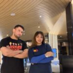 Shivani Jha Instagram - Theatre funny couple vaccinewar #water