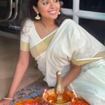 Shivani Rajashekar Instagram - Onam Aashamsakal 🤍 #Onam #HappyOnam