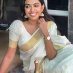 Shivani Rajashekar Instagram - Onam Aashamsakal 🤍 #Onam #HappyOnam
