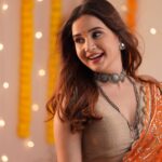 Shivshakti Sachdev Instagram - Navrang Mere Sang ✨ Worshipping Goddesss Navdurga wearing Orange color on Sunday bestows the person with qualities such as warmth and exuberance. This color is full of positive energy and keeps the person upbeat 🧡 Outfit - @anjanase_official #navratri #navratrispecial #navratrijewellery #navratrifever #navratrivibes #navratrilooks #garba #navratrinights #navratridays #NavrangMereSang #navratrioutfitideas #navratrifashion #happynavratri2023 #mumbainavratri #navlinavratri #garbafever #navratriideas #navratricolors #9days9colors #fashionblogger #festivevibes #reelsofinstagram #trendingreels Navratri Outfit Ideas | Navratri Fashion | Navratri Videos | Navratri Festival | Durga Pooja | Orange Traditional Outfit | Navratri First Day Mumbai - मुंबई