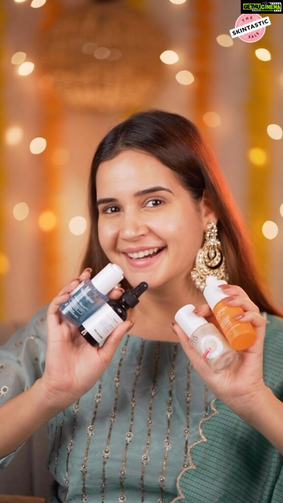 Shivshakti Sachdev Instagram - Nykaa's Skintastic Sale is here and here are SS Recommendations for you guys. ✨ Add these serums to your cart now and get upto 50% off! 💖 ✨@neutrogena HydroBoost Hyaluronic Acid Serum ✨dotandkey Dot & Key 10% Vitamin C + E & 5% Niacinamide Serum @beminimalist__ Minimalist 10% Vitamin C Serum ✨@lotus Lotus Professional Phyto-Rx Brightening Serum Get your skin festive ready and glowing with @mynykaa #nykaaskintasticsale #mynykaa #getthefestiveglow #festiveskincareroutine #skincaretips #skincareproducts #paidpartnership #ad Mumbai - मुंबई