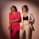 Shivshakti Sachdev Instagram – Boss babe Energy that every girl needs ❤‍🔥✨ A Collab that you didn’t knew that was coming your way!❤️  We had so much fun shooting this as both of us tried something different 🥰
We’ve tried creating a showstopper magazine cover page vibe💕 

Shot and Edited : @karanhenry 

• Tanya’s Outfit and Makeup •
Blazer Pant set : @zara
Bralette: @hunkyandmolly
Heels : @charlesandkeith
Earings : Colaba Street shopping
Rings : @Hm
Makeup : Me (@relatewithtanya)
Hair : @viksha_nandu 

• Shivshakti’s Outfit and Makeup •
Blazer Pant set : @mango
Bralette : @Zara
Heels : @nykaafashion 
Earrings : Lokhandwala Market
Makeup : @storiesbypriyanka 
Hair : @viksha_nandu