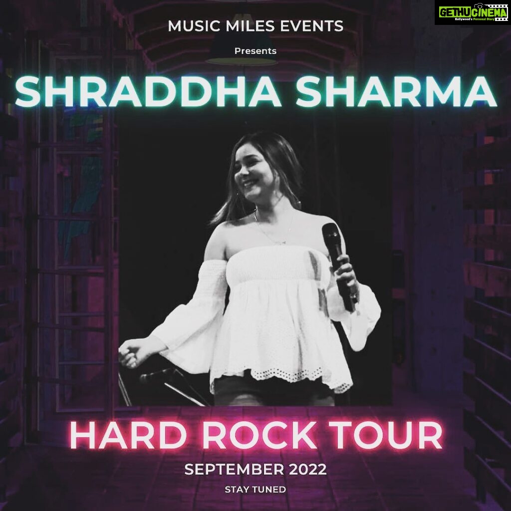 Shraddha Sharma Instagram - SUPREMELY excited to share my upcoming tour with you guys. SHRADDHA SHARMA- HARD ROCK TOUR INDIA. Finally will get a chance to meet you all❤️❤️ Dates and cities to be announced soon but I want you guys to be there to support me!! Can’t thank @musicmilesevents @swati.mahipal @shaddy_drumming for making this happen🍁 Everyone who comes to my gigs gets a picture together and that goes on my insta feed forever ❤️❤️❤️ 📷- @justsamradh