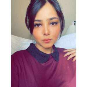 Shraddha Sharma Instagram - Badly put eye lashes is my specialty. 
What’s yours?