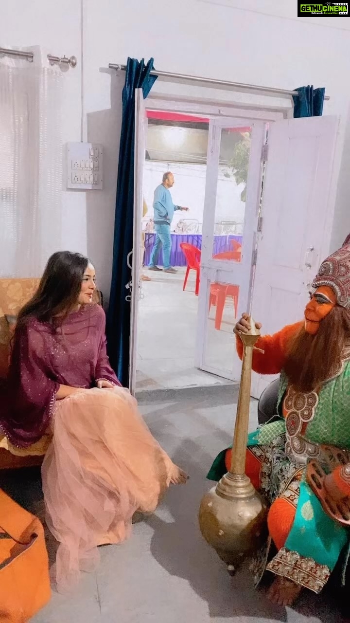 Shraddha Sharma Instagram - What was Hanuman Ji trying to tell me? Wrong answers only!!