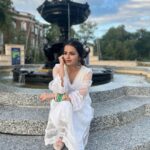 Shrenu Parikh Instagram - Peace out! It’s a long weekend anyway! 🕊️ . Outfit @aachho PR @dinky_nirh