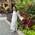 Shrenu Parikh Instagram - Peace out! It’s a long weekend anyway! 🕊️ . Outfit @aachho PR @dinky_nirh