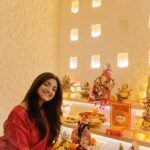 Shritama Mukherjee Instagram - Happy Ganesh Chaturthi 🙏😇✨ Imperial Heights Mumbai