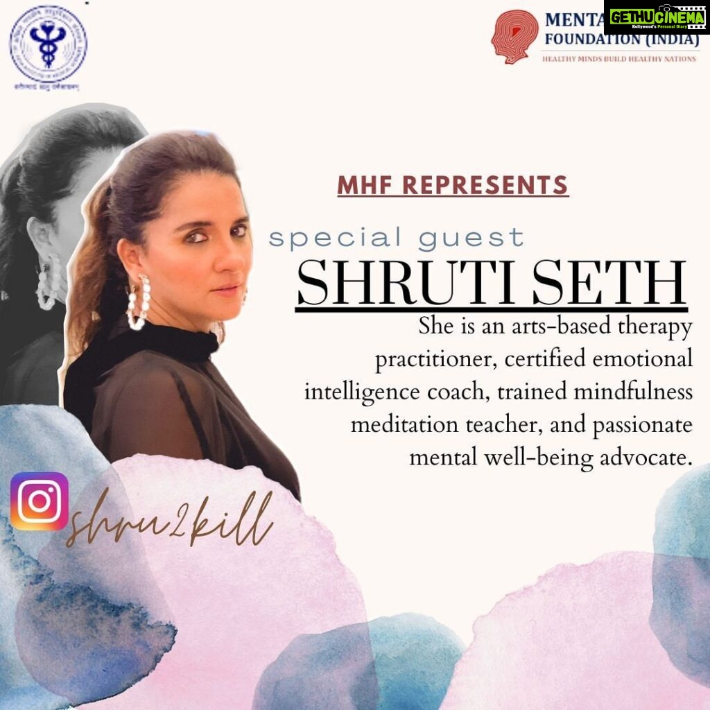 Shruti Seth Instagram - As an art based therapy practitioner and mental health advocate I am excited to announce that I will be joining the world’s biggest health festival happening , on the 3rd of October, 2023 at AIIMS,Delhi to propel conversations surrounding mental health to new heights. Under the compelling theme, “MENTAL HEALTH IS A UNIVERSAL HUMAN RIGHT” . Excited to celebrate Mental health,well being & breaking the silence around mental health✨ #mentalhealthawareness #mentalhealthmatters #mentalhealthadvocate #mhf #aiimsdelhi