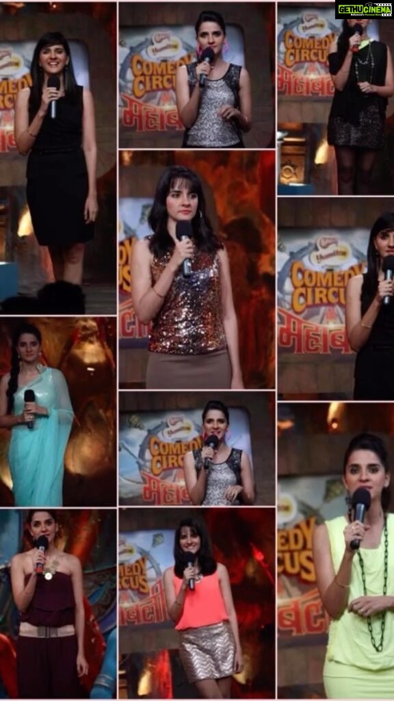 Shruti Seth Instagram - Perks of my job: Getting paid to laugh 😂 Comedy Circus will always be my most enjoyable hosting job! We had the best times laughing, eating and chatting. I miss our couch sessions so much @archanapuransingh #Tabby Thank you @optimystixmedia @nyyx14 @sonytvofficial @vipuldshahofficial @nikuld for giving me this gift that keeps on giving. 🥰♥️ #comedycircus #host #anchor #throwback #shruphotodiary