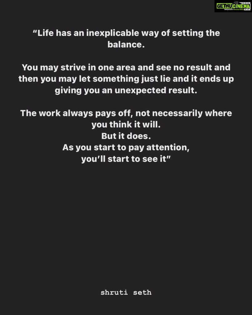 Shruti Seth Instagram - Mysterious ways #life #belief #balance #shruphotodiary