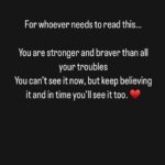 Shruti Seth Instagram - I posted this as a story and it seems to have resonated with many. So here it is for posterity. Visit this post every time you need reassurance Never stop believing in yourself and your power. Most of the times we’re too close to our problems so we can’t see beyond them and our strength becomes invisible. Most forces are invisible like gravity, wind, your breath and love; but we know they exist, right? The same goes for your inner strength. Just because you can’t see it doesn’t mean it’s not there. And once you get past your troubles and your pain, you’ll know that’s exactly what got you through. #power #innerstrength #force #belief #faith #emotionalintelligence #eiwithshruti #shruphotodiary
