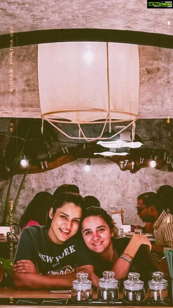 Shruti Seth Instagram - Pam and Jiya in real life. I’m so immensely proud and slightly envious of your perseverance @simplekaul So thrilled that you and @additemalik made a promise to yourselves years ago and then built an empire because of that promise. Congratulations on your newest baby @queseraseramumbai It’s so beautiful and warm, just like home! And whatever will be, will be but we will always be Pam and Jiya forever ♥️ #friends #family #costars #shararat #queserasera #shruphotodiary