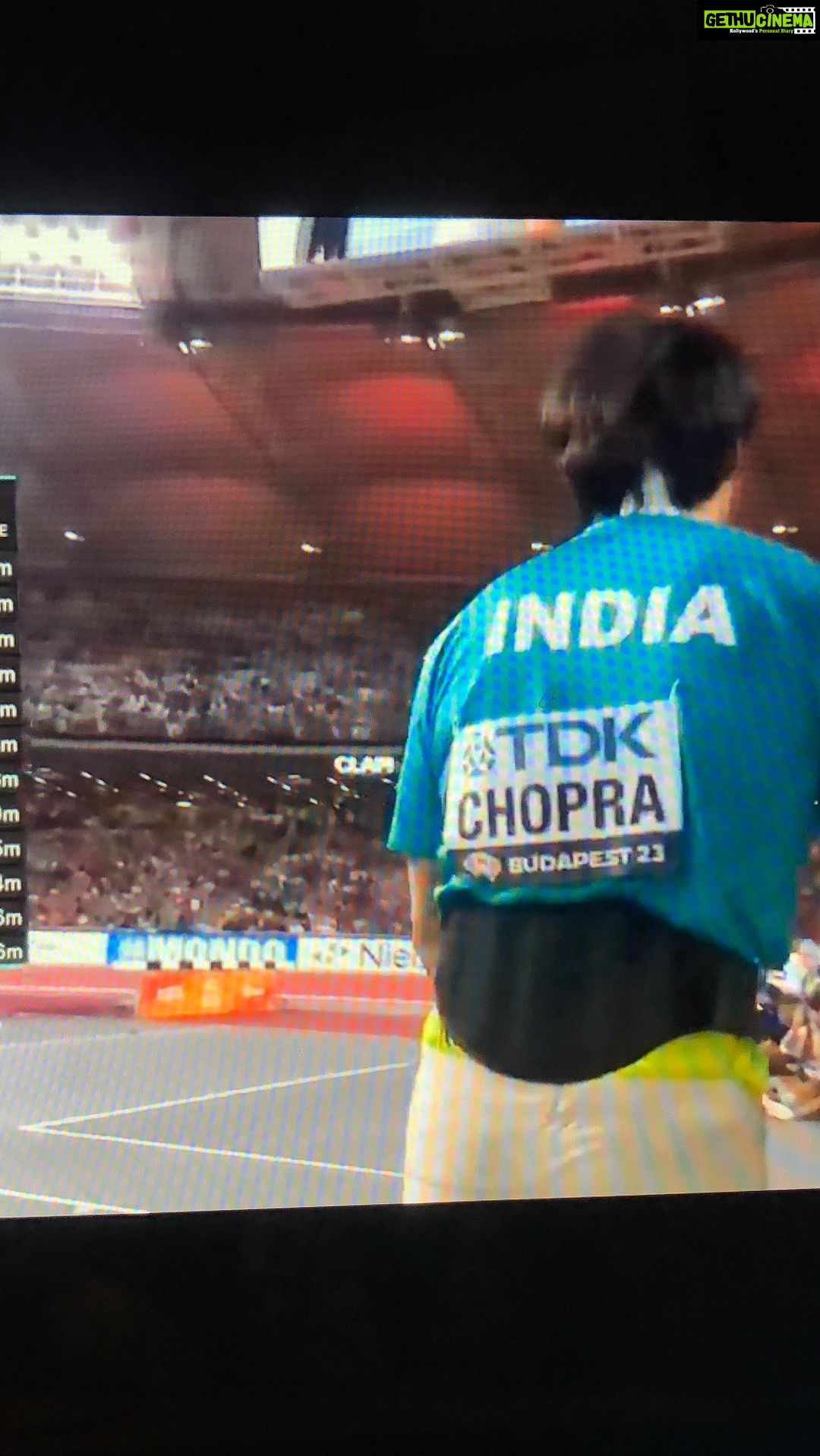 Shruti Ulfat Instagram - You make us proud @neeraj____chopra . Cheers to you. #goldmedal #budapest #worldatheleticchampionship #2023 #javelinthrow #finals #goldmedal #🥇#🇮🇳