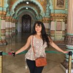 Shubha Poonja Instagram – Beautiful mysore palace with akka @sumankittur and @sreenisuman