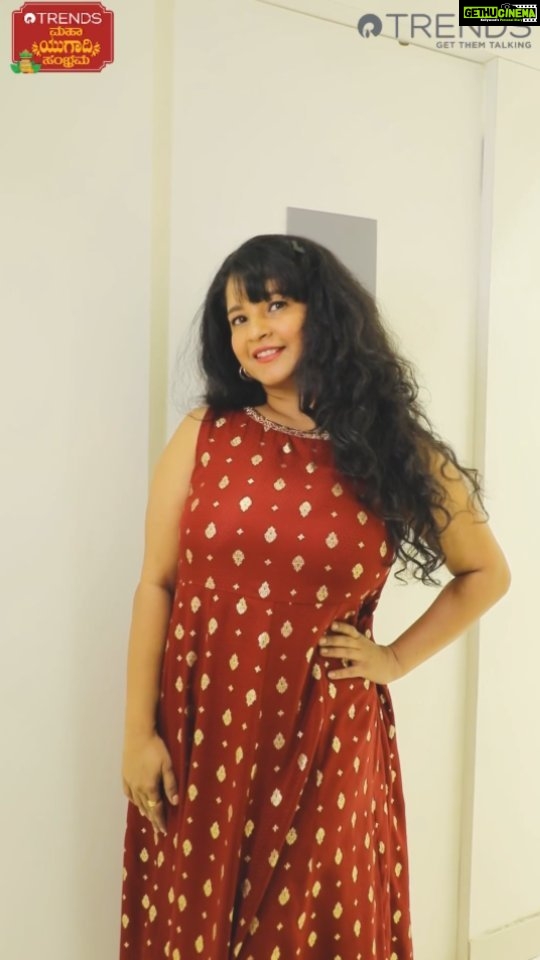 Shubha Poonja Instagram - This Ugadi I am celebrating the shades of Ethnic, Fusion and Western wear with #RelianceTrends The collection happens to be truly mesmerizing. Also, #RelianceTrends is running a contest to find the most unique #Rangoli. You too can participate in the contest by tagging @reliancetrends with the hashtag #UgadiWithTrends and can win prizes upt 1 Lac if your #Rangoli has an extra edge. Do create your Rangoli and send your picture with it! Also, don't forget to check out the #FestiveClothing at #RelianceTrends. I am sure, you will thank me later.