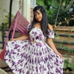 Shubha Poonja Instagram - Promotions #AmbujaMovie Make up by @shubha_artistry Hair by @hairstylist_bhavani Outfit designed by @pravaradesignstudio #shubhapoonja #shubhapoonjafans