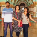 Shubha Poonja Instagram – Beautiful mysore palace with akka @sumankittur and @sreenisuman