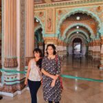Shubha Poonja Instagram – Beautiful mysore palace with akka @sumankittur and @sreenisuman