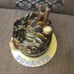 Shubha Poonja Instagram - Thank you @akshu_cakes @akshaya_yuganeshwaran ... for this awesome chocolate truffle cake ...loved it ....