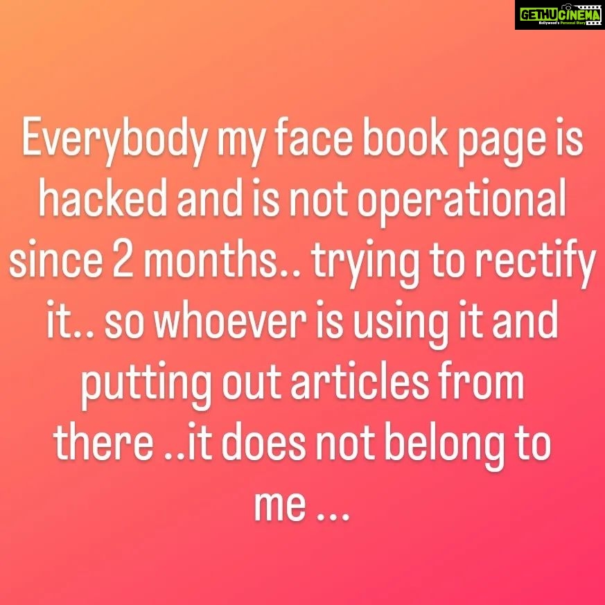Shubha Poonja Instagram - Will try to rectify it and then send out a post till then any activity on it is not by me ...